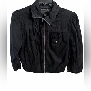 NWOT - black utility jacket